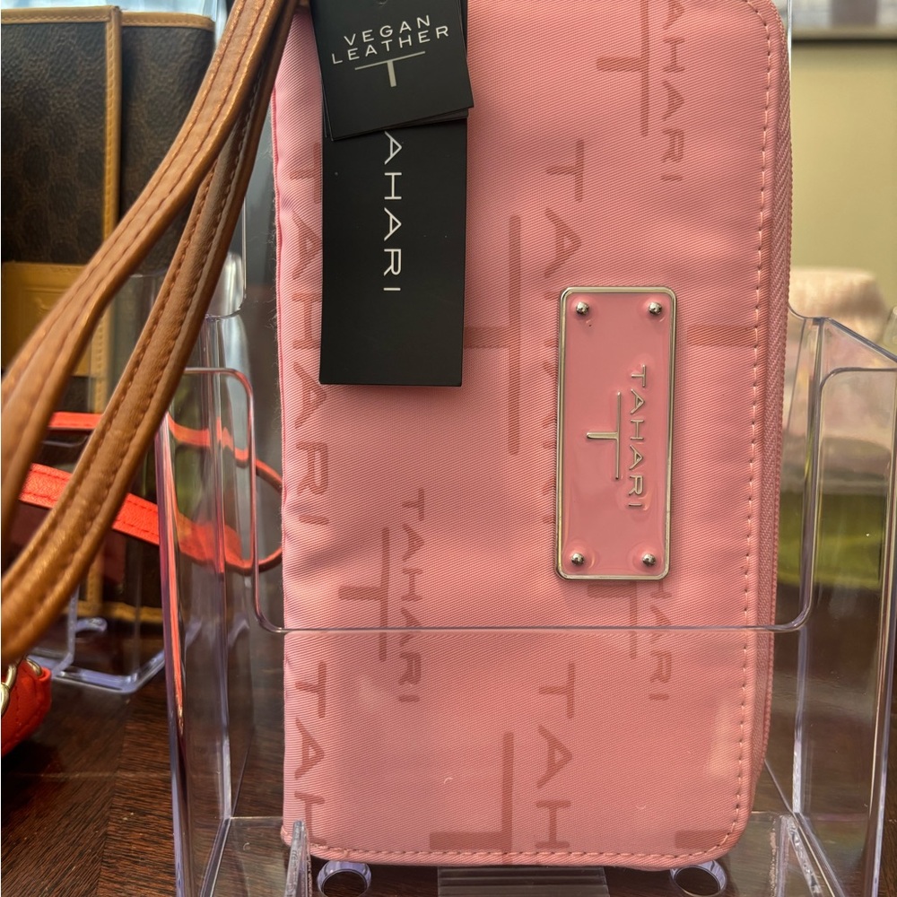 Tahari Pink Vegan Leather Wallet